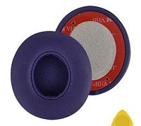 Geekria QuickFit Protein Leather Almohadillas para Auriculares Solo3, Solo 3.0 On-Ear Headphones, Almohadillas de Repuesto/Funda para los oídos