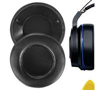 Geekria QuickFit Protein Leather Almohadillas para Razer Thresher Ultimate Dolby 7.1 Surround Sound Gaming Auriculares Reemplazo de Almohadillas, Piezas de reparación Auricular(Negro)