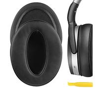 Geekria QuickFit Protein Leather Replacement Almohadillas para Sennheiser HD4.50BT, HD4.50BTNC, HD4.40BT Almohadillas para Auriculares, Piezas de reparación de Almohadillas para Auriculares (Negro)