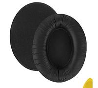 Geekria QuickFit Protein Leather Replacement Almohadillas para Sennheiser HD418, HD419, HD428, HD429, HD439, HD438, HD448, HD449 Almohadillas para Auriculares (Negro)