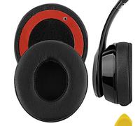 Geekria QuickFit Proteína Almohadillas para Auriculares Solo2, Solo 2.0 con Cable, Almohadillas de Repuesto para reparación de Auriculares (Negro)