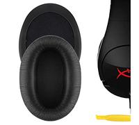 Geekria Reemplazo de Almohadillas para HyperX Cloud Flight, Cloud Flights, Cloud Stinger, Auriculares Gaming, Almohadillas para oídos, repuestos (Negro)