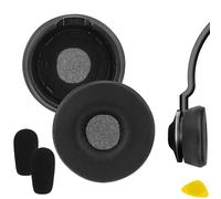 Geekria Reemplazo de Almohadillas para Jabra Engage 55/65/75 (Versión Estéreo) - Almohadillas de Oreja, repuestos (No Compatible con Engage 50; versión Mono) (Negro)