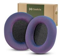 Geekria Repuestos de Almohadillas para los oídos de Tejido Malla, compatibles con SteelSeries Arctis 1/1 Wireless, 3/5/7/7+/7P/7P+/7X/7X+/9/9X, Pro y Prime (Piezas de reparación, Degradado Rosa-Azul)