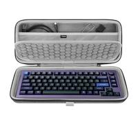 GEEKRIA Shield 65% Estuche Compacto para Teclado, Estuche rígido de Viaje para 68 Teclas, Teclado mecánico portátil Compacto para Juegos Compatible con RK Royal KLUDGE RK68, Teclado Keychron K6
