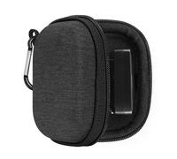 GEEKRIA Shield Case para afinador de Guitarra, Funda portátil de Viaje, Estuche rígido para Almacenamiento del afinador con Espacio para Soporte de púa (Negro)