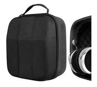Geekria Shield Case para Auriculares Over-Ear de Gran Tamaño, Bolsa de Viaje de Concha Dura de Repuesto con Almacenamiento de Cables, Compatible con Grado PS1000e, HiFiMAN HE6se (Negro)