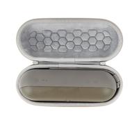 GEEKRIA Shield Estuche para Altavoz Compatible con Beats Pill Case Cover, Estuche rígido de Repuesto para Altavoz portátil, Bolsa de Transporte Protectora con Gancho para Llavero (Oro)