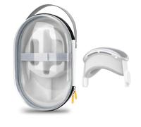 GEEKRIA Shield Estuche rígido de Transporte Compatible con Appl Vision Pro, Estuche de Viaje Compacto a Prueba de caídas y rayones para Vision Pro (Transparente)