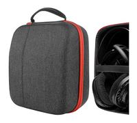 Geekria Shield Funda para Auriculares Compatible con Audio-Technica ATH-R30x, ATH-R50x, ATH-AD700X, ATH-AD900X y más, Bolsa de Viaje rígida de Repuesto con Almacenamiento de Cables (Gris Oscuro)
