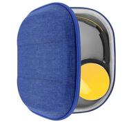 Geekria Shield Funda para Auriculares Compatible con JBL Tune 500BT, Sony MDR-ZX110, AKG Y50BT y más, Estuche de Viaje rígido de Repuesto con Almacenamiento de Cable (Azul)