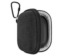 Geekria Shield Funda para Auriculares Compatible con JBL Vibe Beam 2/Buds 2, Tune 130NC/230NC/Flex, Funda de Viaje rígida de Repuesto con Clip de mosquetón (Gris Oscuro)