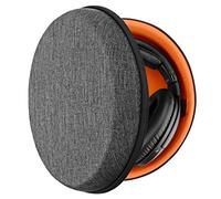 Geekria Shield Funda para Auriculares Compatible con Sennheiser HD550, HD505, HD598, HD650, HD600, HD558, HD518 y más, Bolsa de Viaje rígida de Repuesto con Almacenamiento de Cables (Gris Oscuro)