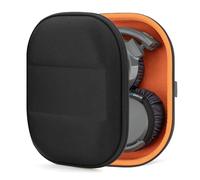 Geekria Shield - Funda para Auriculares Compatible con Skullcandy Riff2, Riff, Lowrider, Funda rígida de Repuesto para Viajes, Bolsa de Transporte con Almacenamiento para Cables (Negro)