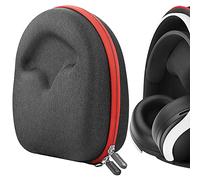 Geekria Shield - Funda para Auriculares Compatible con Sony Playstation 5 PS5 Pulse 3D,Funda inalámbrica Playstation Gold,Bolsa de Transporte de Viaje rígida con Almacenamiento de Cables(Gris Oscuro)