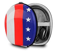 Geekria Shield - Funda para auriculares para conductor de camión, bolsa de transporte rígida de repuesto, compatible con auriculares Blue Parrott B650-XT, B550-XT, B450-XT, B350-XT, B250-XT