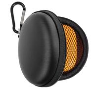 Geekria SHOKZ - Funda para auriculares compatible con Beats Powerbeats Pro 2, auriculares inalámbricos OpenFit 2, bolsa de transporte de viaje rígida de repuesto con clip de mosquetón (negro)