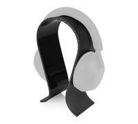 Geekria Soporte acrílico Omega para auriculares supraaurales, soporte para auriculares para juegos, colgador de pantalla de escritorio compatible con Sony WH-1000XM5, WH-1000XM4, Beats Solo 4, Studio