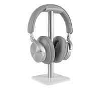 GEEKRIA Soporte de Aluminio para Auriculares, Soporte para Auriculares para Juegos, Soporte para Pantalla de Auriculares, Soporte de Escritorio de Silicona Antideslizante, Blanco