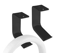 Geekria Soporte de Pared de Aluminio para Auriculares supraaurales, Soporte de Pared para Auriculares para Juegos,Compatible con Bose, Sony,Beyerdynamic,AKG, ATH,Sennheiser,JBL(2 Unidades C Negro)