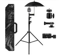 Geekria Soporte de trípode deportivo para cámara de video de 310 cm, soporte de luz telescópico acolchado de aire, compatible con cámaras XbotGo, Veo, Trace, Pixellot, Hudl, Reeplayer, SOLOSHOT