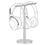 Geekria -Soporte para Auriculares Soporte para Pantalla de Escritorio, Compatible con B0SE, Pioneer, S0NY, Beyerdynamic, AKG, ATH, B&O, Auriculares (Oro Rosa)
