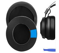 Geekria Sport Almohadillas de Gel refrigerante para oídos, compatibles con Razer Nari Ultimate/Essential, Kraken Kitty/Tournament Edition/RGB/V2 Pro/BT/Edition, Cojines para los oídos (Negro)