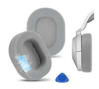 Geekria Sport Cooling-Gel Almohadillas de repuesto para auriculares Corsair HS65, HS55, piezas de reparación (gris)