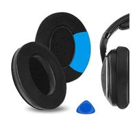 Geekria Sport Cooling-Gel Almohadillas de repuesto para auriculares Sennheiser HD505, HD515, HD555, HD518, HD558, HD559, HD569, HD579, HD589, piezas de reparación (negro)