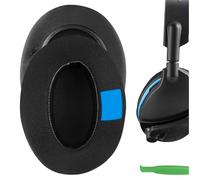 Geekria Sport Cooling Gel Almohadillas para Beach Turtle, Stealth, Ear Force, Call of Duty, Recon Series Auriculares, Almohadillas para Orejas, Almohadillas para Orejas (Extra Gruesas/Negras)