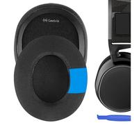 Geekria Sport Cooling Gel Replacement Almohadillas para SteelSeries Arctis 3 Arctis 5 Arctis 7 Arctis 9X Arctis Pro Auriculares de Almohadillas, Piezas de reparación Auriculares (Negro)
