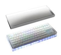 GEEKRIA Tenkeyless - Funda Antipolvo para Teclado acrílico TKL 80% Compacto de 87 Teclas, Teclado mecánico para Juegos, Compatible con Razer Huntsman V2 TKL, Tournament Edition TKL (Negro Degradado)