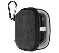Geekria UltraShell - Funda Compatible con JVC HA-A10T,JVC Marshmallow,JVC verdaderamente Auriculares inalámbricos,Bolsa de Transporte Protectora de Repuesto con Almacenamiento de Cable (Gris Oscuro)