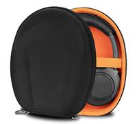 Geekria UltraShell - Funda para Auriculares Compatible con Audio-Technica ATH-ANC7B, ATH-ANC27X, ATH-ANC27, ATH-ANC9, Funda rígida de Repuesto para Viaje con Almacenamiento de Cable (Negro)