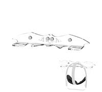 Geekria VR Soporte de Pared Compatible con Meta/Oculus Quest Pro/Quest 2/Quest/Rift S/Valve Index/HTC Vive/HP Reverb G2/Playstation VR Accesorios para Juegos Soporte de Almacenamiento Gancho (Blanco)