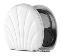 GeekriaShield Estuche para auriculares compatible conAudio-Technica ATH-SR50BT,ATH-MSR7,ATH-ANC700BT,ATH-SR30BT,estuche rígido de repuesto para viajes con almacenamiento decables(concha marina,blanco)