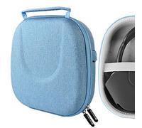 GeekriaShieldEstuche para Auriculares,compatibleconAirPods MAX Estuchepara Auriculares,Estuche rígidoderepuesto para Viaje conespacio para Estuche Inteligente yalmacenamiento deaccesorios(Azul)