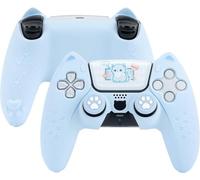 GeekShare Blue Cat Paw PS5 - Funda Protectora de Silicona Antideslizante para Playstation 5