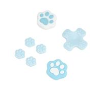 GeekShare Cat Paw Thumb Grip Set Compatible con Switch/OLED - Azul