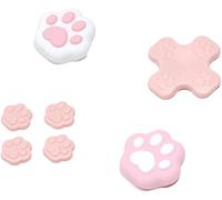 GeekShare Cat Paw Thumb Grip Set Compatible con Switch/OLED - Rosa