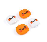 Geekshare Joycon Juego de 4 Tapas de Silicona para Joystick de Halloween compatibles con Switch, OLED, Switch Lite, Pumpkin Ghost