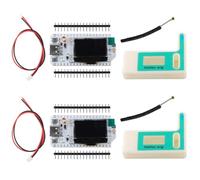 Geekstory 915MHZ ESP32 LoRa Placa de desarrollo V3 SX1262 ESP32 LoRa V3 con pantalla OLED + carcasa LoRa 32 V3 + antena LoRa para Arduino LoraWan IOT Internet, no compatible con LoRa V2 (2 unidades)
