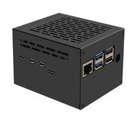 Geekworm X1205-C1 Metal Case for Raspberry Pi 5 and X1205 UPS