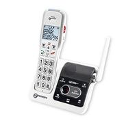 Geemarc Amplidect 595 U.L.E - Teléfono para Personas Mayores con Volumen de Recepción Amplificado, Función SOS y Sistema de Intercomunicación Integrado - Pérdida Auditiva Moderada o Severa