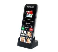 Geemarc CL8000 - Teléfono Móvil 4G con Grandes Foto Teclas Personalizables, Función SOS y Volumen Amplificado - Adecuado para Personas con Discapacidad Auditiva y Mayores - Desbloqueado y Bluetooth