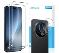 GEEMEE 2+2 Piezas para Honor Magic 8 Pro Protector de Pantalla y Protector de Lente de Cámara, 9H Dureza HD Cristal Templado Anti-Arañazos Vidrio Templado Protectora