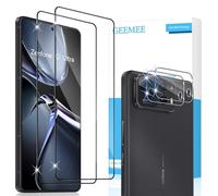 GEEMEE 2+2 Piezas Protector de Pantalla para ASUS ZenFone 12 Ultra y Protector de Lente de Cámara, 9H Dureza HD Cristal Templado Anti-Arañazos Vidrio Templado Protectora