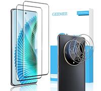 GEEMEE 2+2 Piezas Protector de Pantalla para Honor Magic 6 Lite 5G Ultra y Protector de Lente de Cámara, 9H Dureza HD Cristal Templado Anti-Arañazos Sin Burbujas Vidrio Templado Protectora