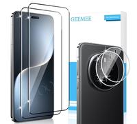 GEEMEE 2+2 Piezas Protector de Pantalla para Honor Magic 7 Pro y Protector de Lente de Cámara, 9H Dureza HD Cristal Templado Anti-Arañazos Sin Burbujas Vidrio Templado Protectora