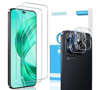 GEEMEE 2+2 Piezas Protector de Pantalla para Honor X8b/Honor X8C y Protector de Lente de Cámara, 9H Dureza HD Cristal Templado Anti-Arañazos Sin Burbujas Vidrio Templado Protectora